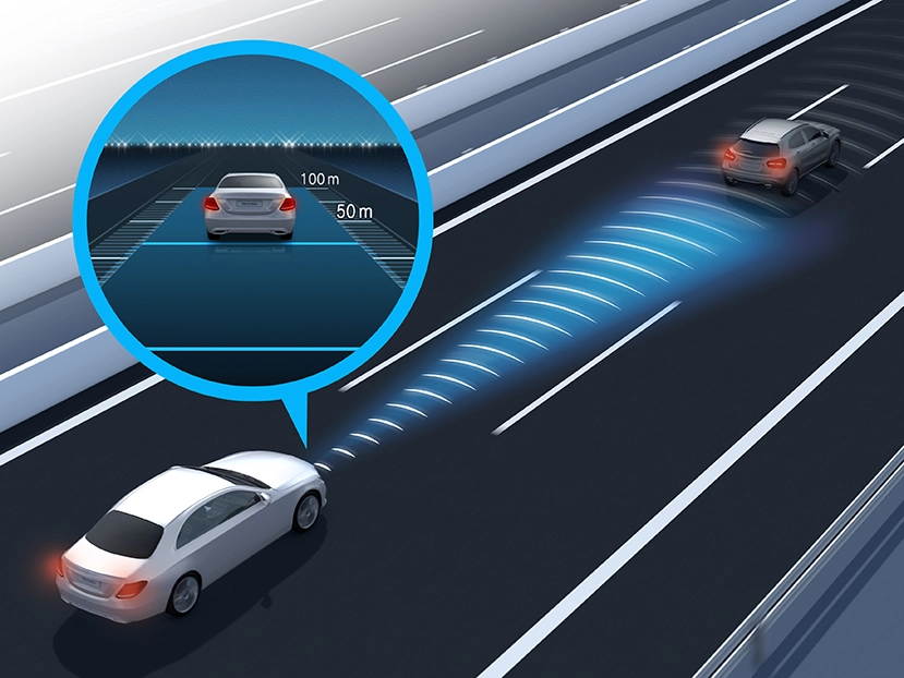 Active Distance Assist DISTRONIC in the EQE sedan